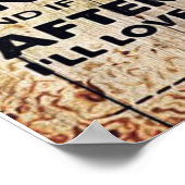 Mein Design | Liebe an ihn | Poster (Ecke)