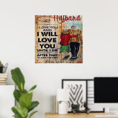 Mein Design | Liebe an ihn | Poster (Heimbüro)