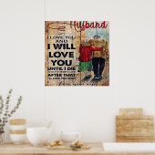 Mein Design | Liebe an ihn | Poster (Küche)