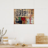 Mein Design | Liebe an ihn | Poster (Küche)
