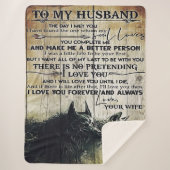 Mein Design | Liebe an ihn | Sherpadecke (Vorderseite)