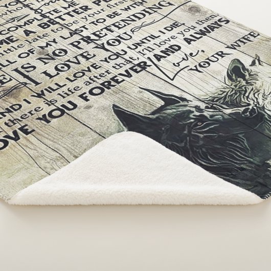 Mein Design | Liebe an ihn | Sherpadecke (3/4)