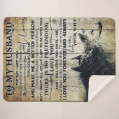 Mein Design | Liebe an ihn | Sherpadecke (Vorderseite (Horizontal))