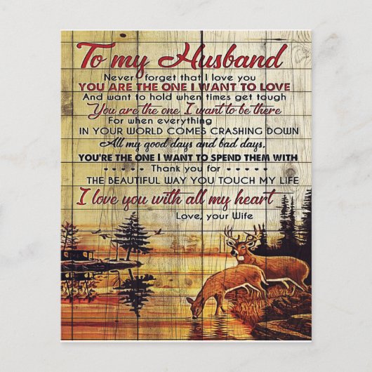 Mein Design | Liebe für Ehemann Flyer (Vorne)