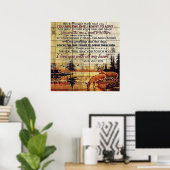 Mein Design | Liebe für Ehemann Poster (Heimbüro)