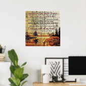 Mein Design | Liebe für Ehemann Poster (Heimbüro)