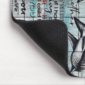 Mein Design | Liebe Letter Design | Mousepad (Ecke)