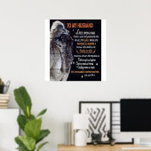 Mein Design | Lieben für Ehemänner Poster (Heimbüro)