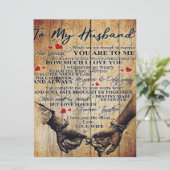 Mein Design | Schreiben an ihn | Liebliches Gesche Menükarte (Stehend Vorderseite)