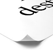 Mein Destiny Poster (Ecke)