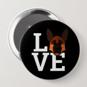 Mein Deutscher Schäferhund Button (Vorne & Hinten)