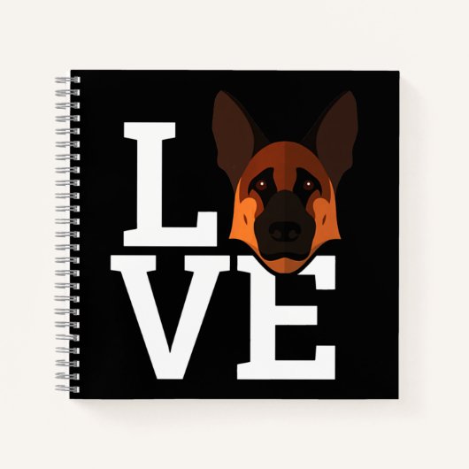 Mein Deutscher Schäferhund Notizblock (Vorderseite)