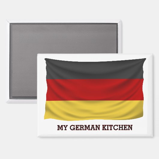 Mein deutsches Kitchenmagnet Magnet (Vorderseite/Rückseite)