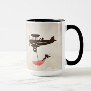 Mein Dienstag-Traum - Regenschirm-Fantasie Tasse