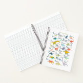 Mein Dinosaur Alphabet Notizblock (Innenseite)