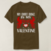 Mein Dirt Bike ist mein Niedliches Red Dirt Bike V T-Shirt (Design vorne)