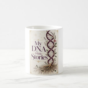 Mein DNA hat Geschichten Tasse Geschenk für Ahne