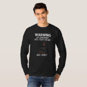 Mein Dobermann wird für mich kämpfen. Wird deiner? T-Shirt (Vorne ganz)