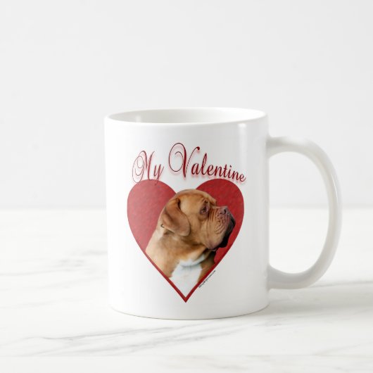 Mein Dogue de Bordeaux Valentine Kaffeetasse (Rechts)