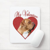Mein Dogue de Bordeaux Valentine Mousepad (Mit Mouse)