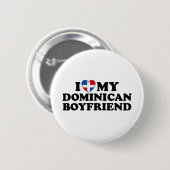 Mein dominikanischer Freund Button (Vorne & Hinten)