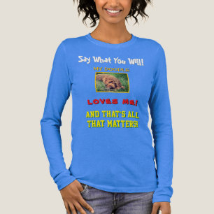 Mein Doodle liebt mich Tri-Blend Shirt