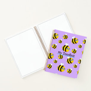 Mein Doodles, individuell anpassbares Niedliches B Notizblock