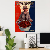 Mein Doughnut Girl Poster (Heimbüro)