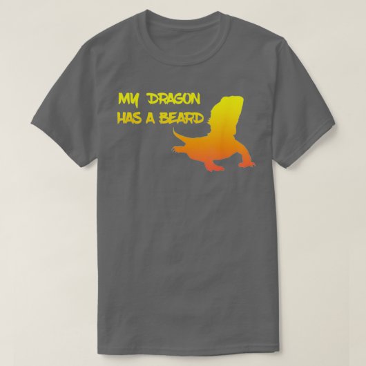 Mein Drache hat Bart 3 T-Shirt (Design vorne)