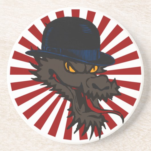 Mein Dragon-Logo Getränkeuntersetzer (Vorne)