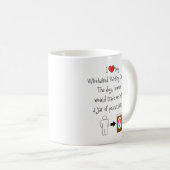 Mein Drahthaar, das Griffon Liebe-Erdnussbutter Kaffeetasse (VorderseiteRechts)