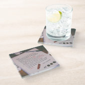 Mein Drei-Cent-Untersetzer Glasuntersetzer (Schrägansicht)