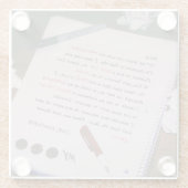 Mein Drei-Cent-Untersetzer Glasuntersetzer (Rückseite)