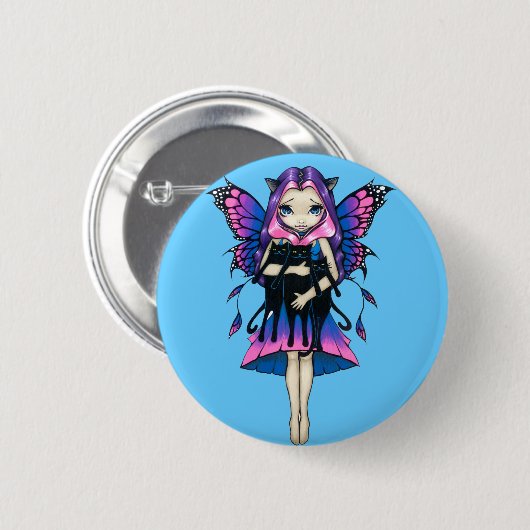 "Mein drei Kätzchen-" Knopf Button (Vorne & Hinten)