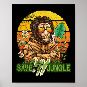 Mein Dschungel - Löwenschutz - U Poster