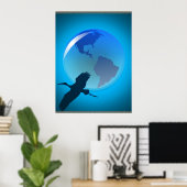 Mein Earth Poster (Heimbüro)