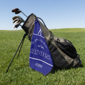 Mein echtes Leben beginnt auf dem Golfplatz Lila Golfhandtuch (Gras)