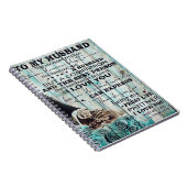 Mein Ehemann-Brief | Liebliches Geschenk für Ehema Notizblock (Rechte Seite)