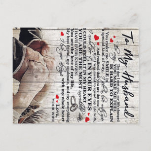 Mein Ehemann-Brief   Neue Wohngestaltung Ankündigungspostkarte