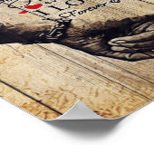 Mein Ehemann-Brief | Niedlich vorhanden | Geschenk Poster (Ecke)