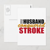 Mein Ehemann eroberter Anschlag Postkarte (Vorne/Hinten)