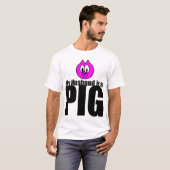 Mein Ehemann ist ein Schwein-T - Shirt (Vorne ganz)