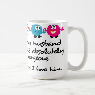 Mein Ehemann ist, i-Liebe er herrlich Kaffeetasse