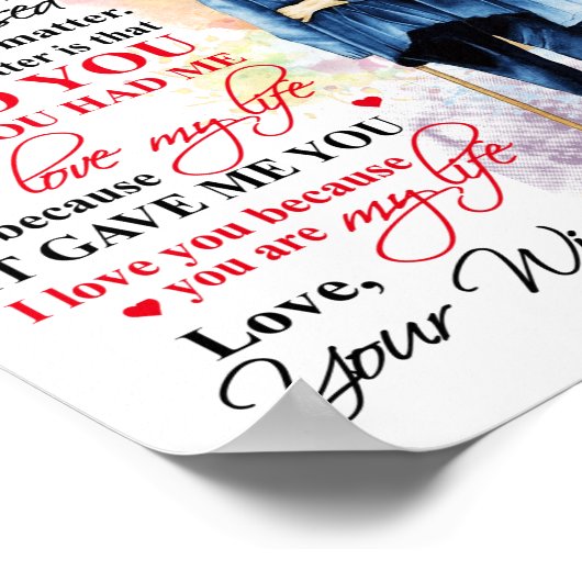 Mein Ehemann Poster (Ecke)