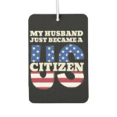 Mein Ehemann wurde gerade ein US-amerikanischer St Autolufterfrischer (Vorderseite)