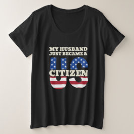 Mein Ehemann wurde gerade ein US-amerikanischer St Große Größe T-Shirt