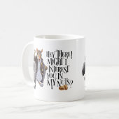 Mein Eichhörnchen Nüsse Kaffeetasse (Vorderseite Links)