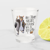 Mein Eichhörnchen Nüsse Schnapsglas (Vorderseite)