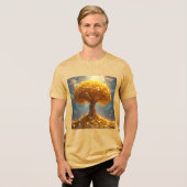 Mein eigener Geldbaum Tri-Blend Shirt (Vorderseite voll)
