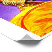 Mein eigenes Aquarellkunstposter Poster (Ecke)